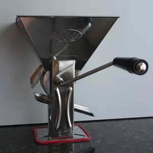 Moulin à tomates inox 17x22,5xH30