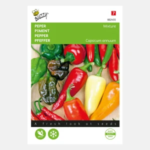 Poivre - 5 types, emballés individuellement, doux à piquant