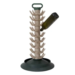 Égouttoir à bouteilles pour 81 bouteilles