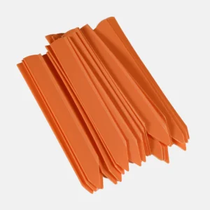Étiquette de plante orange