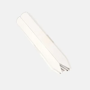 Étiquette de plante blanche